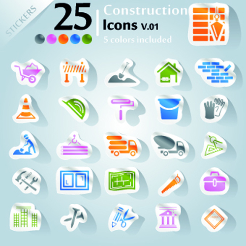 Icons stickers vector 17 stickers sticker icons icon   