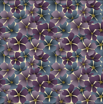 Classical flowers pattern seamless vector set 03 seamless flowers flower classical   