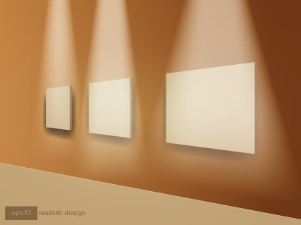 Set of Bright Frame on a wooden wall vector 01 wooden wood wall frame bright   