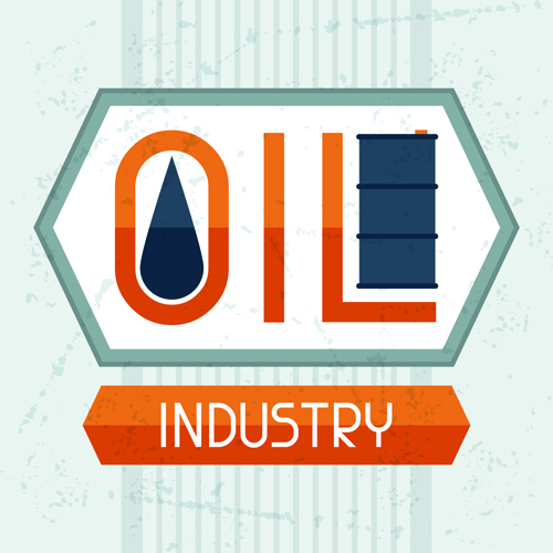 Oil industry elements with grunge background 06 oil industry grunge elements background   