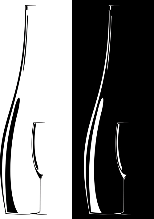 Elements of Wine design vector graphic set 05 wine elements element   