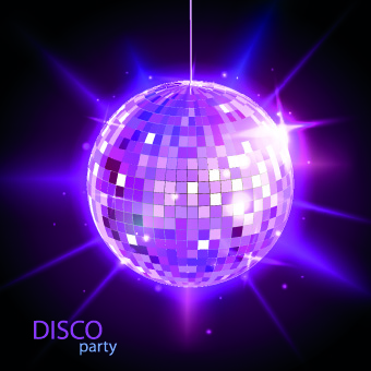 Disco Rainbow vector background 05 Vector Background rainbow disco background   