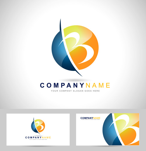Original design logos with business cards vector 03 original logos business cards business card business   