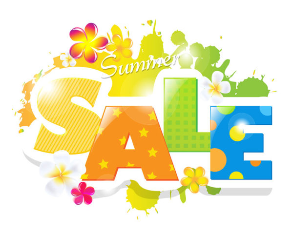 Sale elements in the summer vector graphics 03 summer sale elements element   