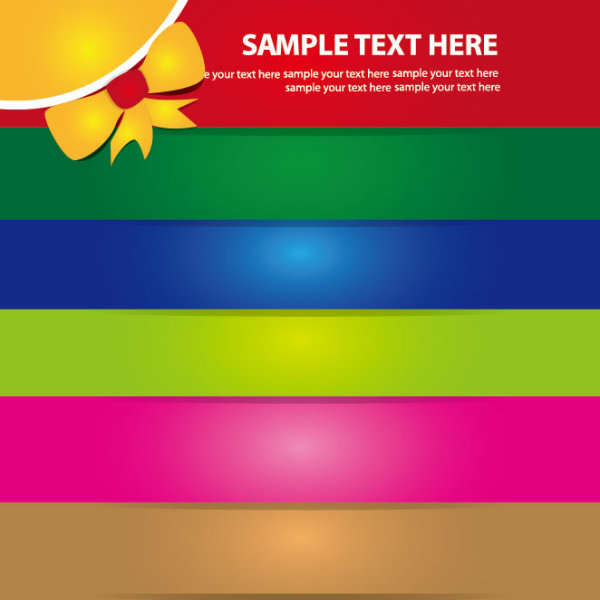Set of Abstract color template background vector 05 template color abstract   