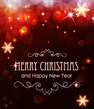 Red halation christmas with new year background vector new year halation christmas background vector background   