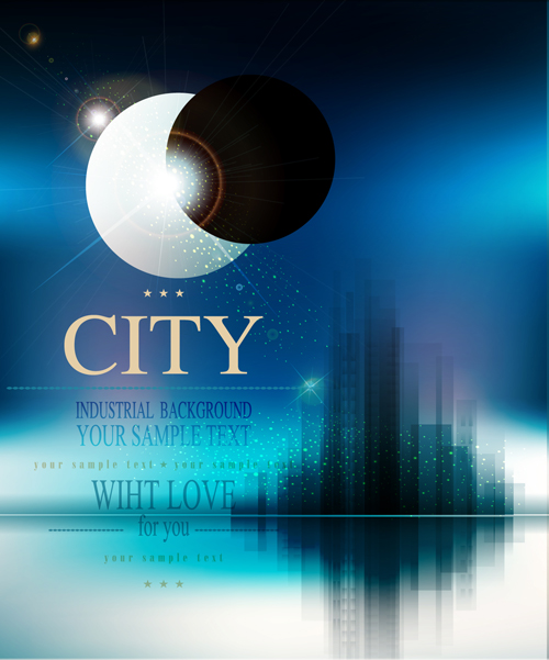 Modern city blurs background graphics 03 modern city blurs background   