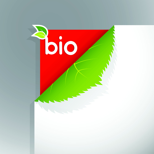 Corner template bio design vector 03 template corner bio   