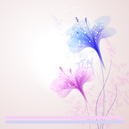 Blue with purple flower with dream vector purple flower dream blue   