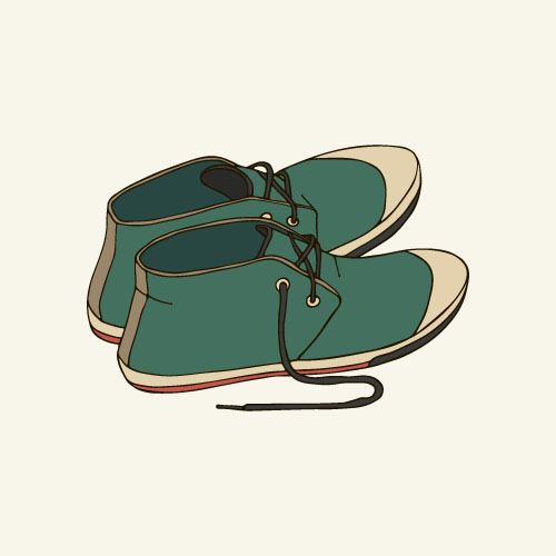 Hand drawn shoes illustration vector 05 shoes illustration hand drawn   