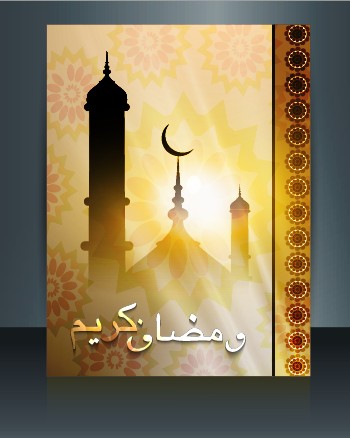 Ramadan Kareem flyer cover vector 02 template vector template flyer cover brochure   