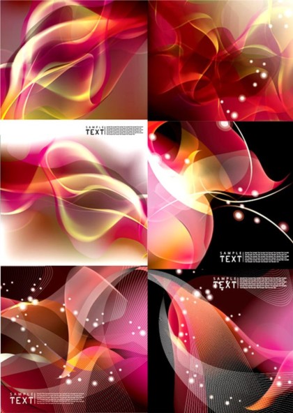 Different red dynamic background vector dynamic different colorful blazing background   