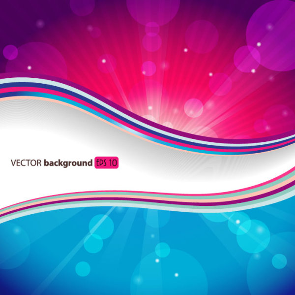 Abstract Smooth and colorful of Shiny vector background 01 smooth shiny colorful abstract   