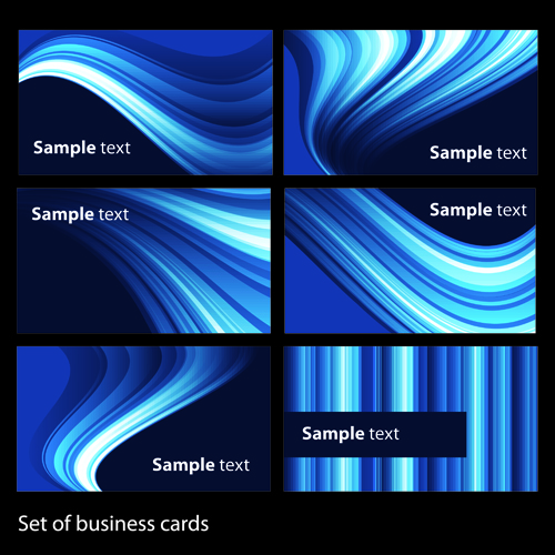 Abstract style Business Card Art vector 02 style business card business abstract   
