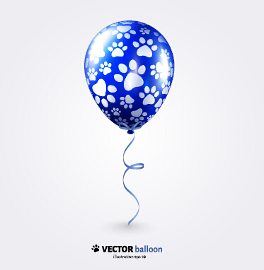 Vector set of balloon background creative design 06 creative balloon background   