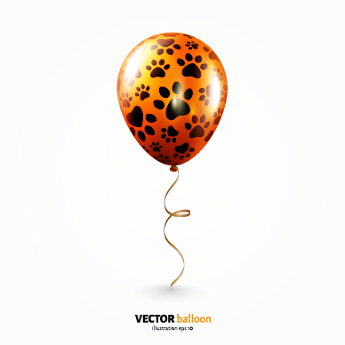 Vector set of balloon background creative design 07 creative balloon background   