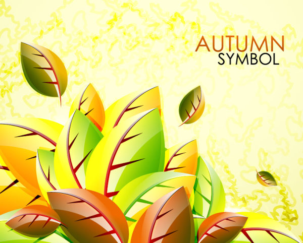 autumn leaves elements background vector set 03 leaves leave elements element autumn   