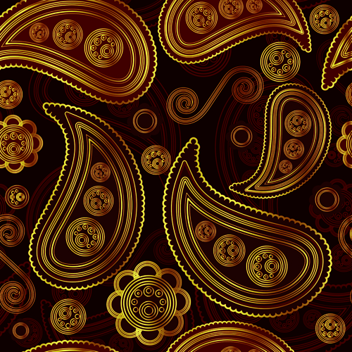 ornate paisley pattern Seamless vector 03 seamless pattern paisley ornate   