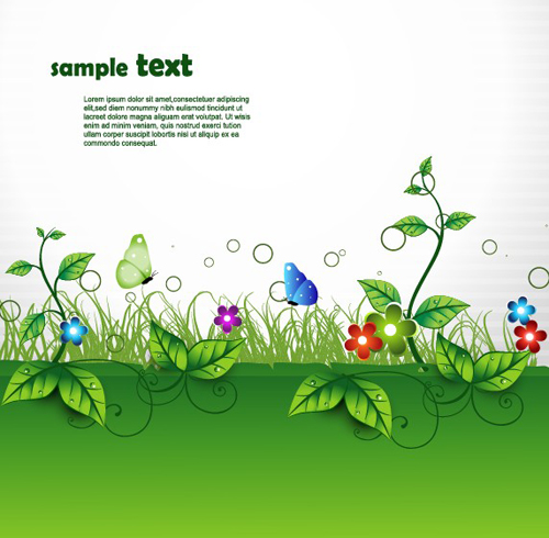 Shiny Nature Background vector graphics 05 shiny nature   