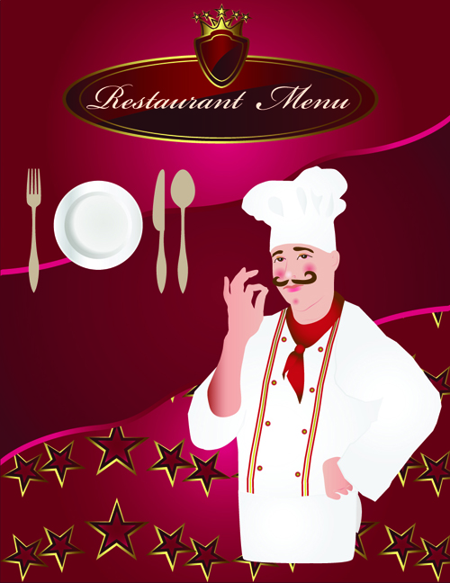 Exquisite Restaurant menu cover vector set 03 restaurant menu exquisite cover   