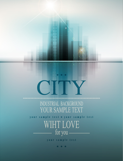 Modern city blurs background graphics 01 modern city blurs background   