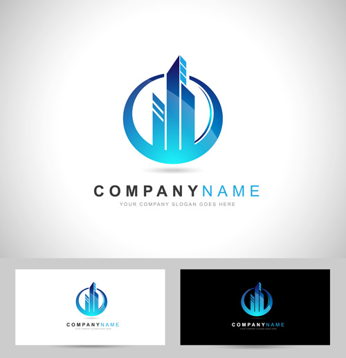Original design logos with business cards vector 11 original logos business cards business card   