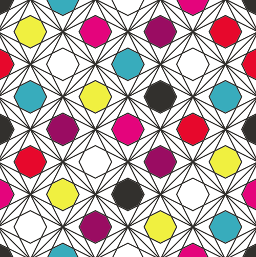 Creative hexagon seamless pattern vector seamless pattern vector pattern hexagon   