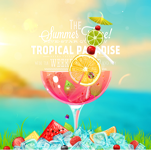 Enjoy tropical summer holidays backgrounds vector 03 tropical summer holidays holiday Enjoy backgrounds background   