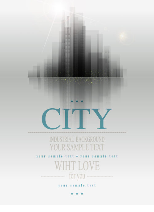 Modern city blurs background graphics 02 modern city blurs background   