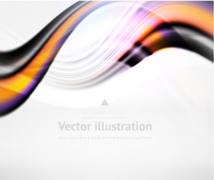 Wavy abstract blurs background vector wavy lines dynamic background abstract   