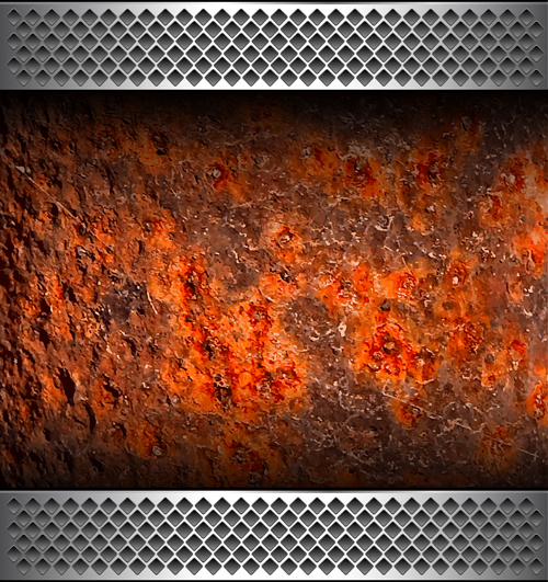 Vector set of Rusted metal texture background 01 texture rusted metal   