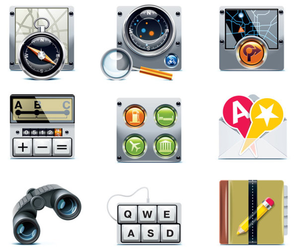 free vector Navigation icon 02 navigation icon icon   