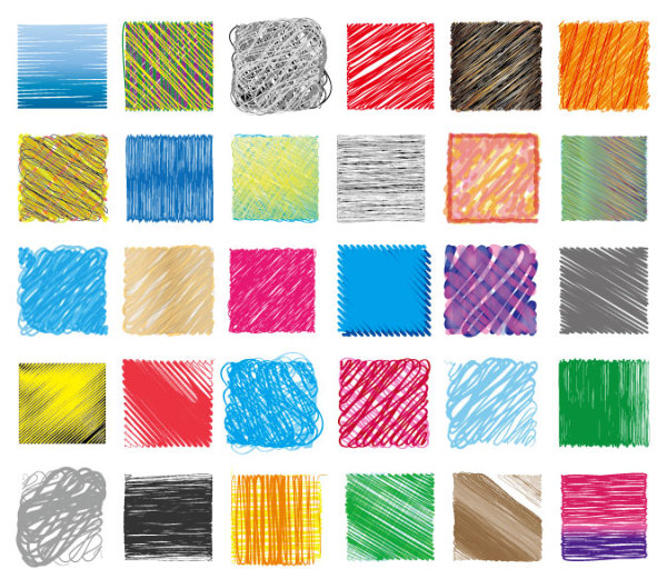 Hand drawn Colorful Pencil Pattern vector 02 pencil pattern vector pattern hand drawn   