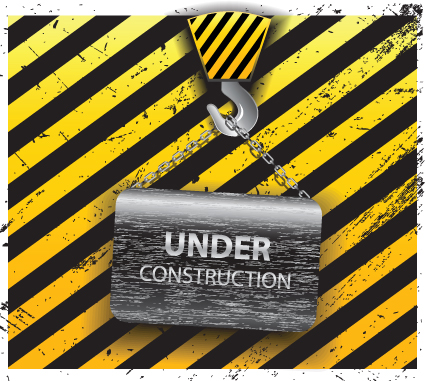 Elements of construction template design vector 02 elements element construction   