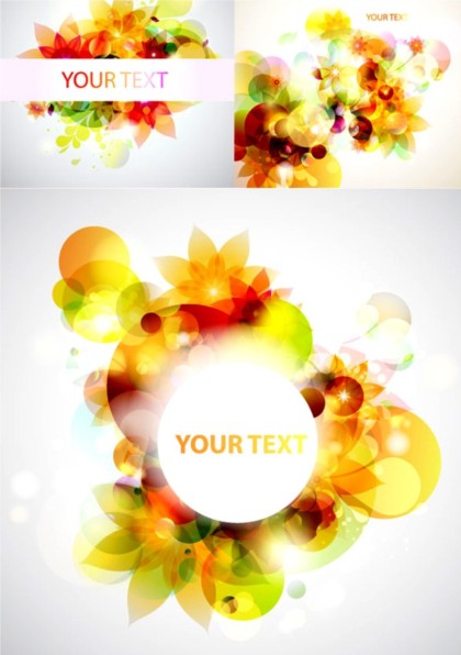 Shiny dream floral background vector shiny flower floral dream background   