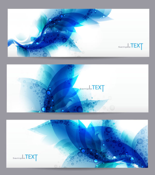 Abstract Stylish vector banner 05 stylish abstract   