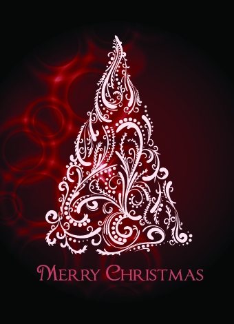 2014 Abstract Christmas tree design vector 06 christmas tree christmas 2014   