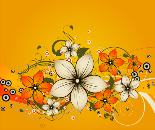 Elegant abstract flower vectors graphics 03 graphics flower elegant abstract   