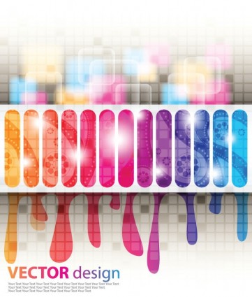 Vector background colorful fashion material fashion color background   