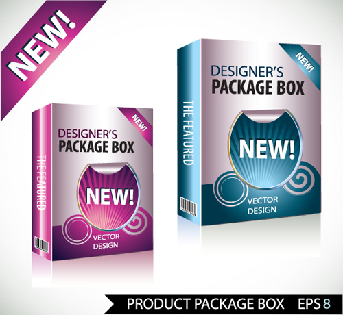 New Product Packaging Boxes design vector 01 product packaging new boxes   