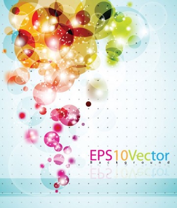 Bubble colorful shiny background vector graphics shiny bubble background   