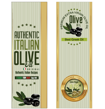 Olive oil vertical banner vector 02 olive oil olive oil banner   