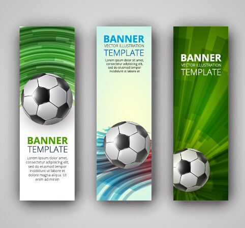 Abstract football vector banner graphic football banner abstract   