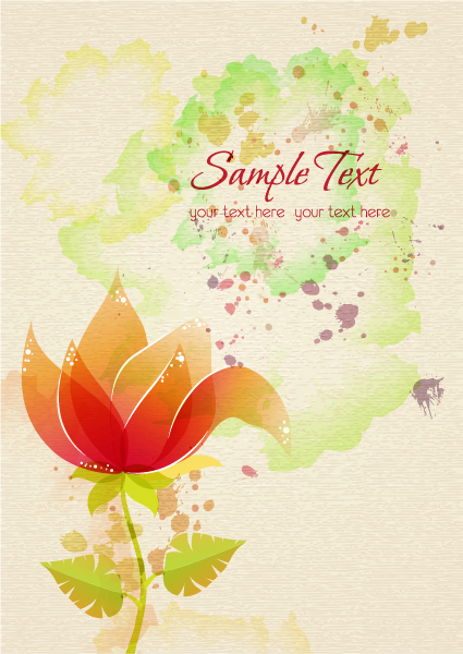 Flower illustrations vector background 19 Vector Background illustrations illustration flower   