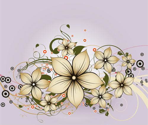 Elegant abstract flower vectors graphics 06 graphics flower elegant abstract   