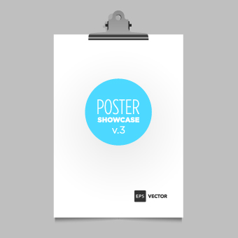 Blank poster template vector 01 template vector template poster blank   