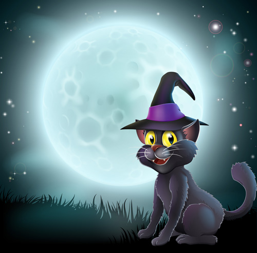 2013 Halloween vector background 04 Vector Background halloween background 2013   