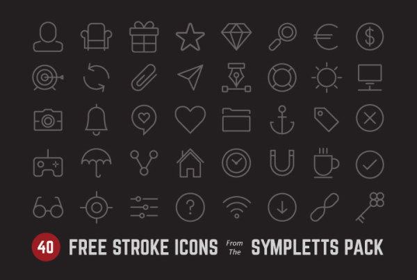 Free 40 Kind black line icons vector line kind icons icon black   