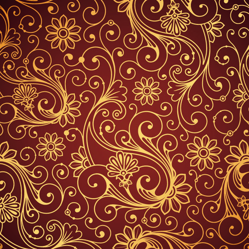 Set of Brown Paisley patterns vector material 05 patterns pattern paisley material brown   