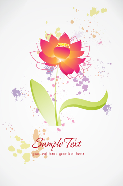 Flower illustrations vector background 18 Vector Background illustrations illustration flower background   